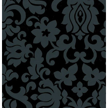 Reneszánsz fekete mintás vintage  öntapadós tapéta dekorációhoz