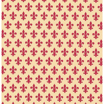 Vörös liliom virág mintás vintage mintás öntapadós tapéta dekoráláshoz
