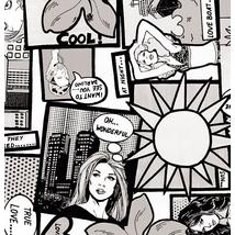 Képregény comics mintás öntapadós tapéta dekoráláshoz
