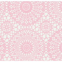 Rózsaszín csipke mintás öntapadós tapéta dekoráláshoz
