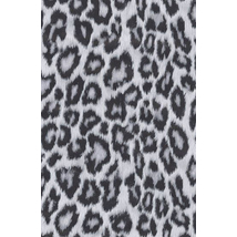 Sötét ezüst leopárd bőr mintás dekor öntapadós tapéta