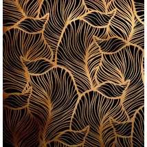Levél mintás arnay luxus fémhatású öntapadós tapéta