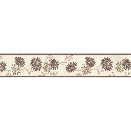 Sötétbarna Virág Bordűr 10m x 5,3cm