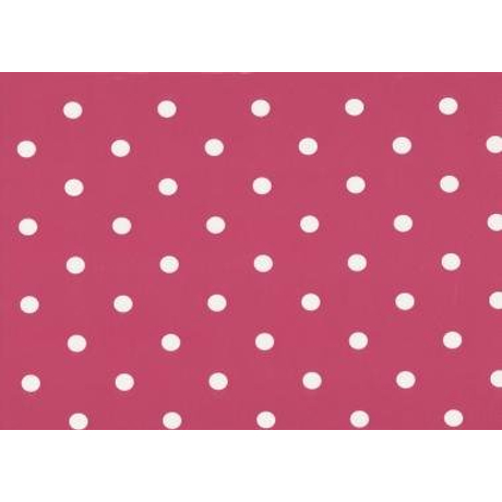 Pink pöttyök mintás öntapadós tapéta dekoráláshoz