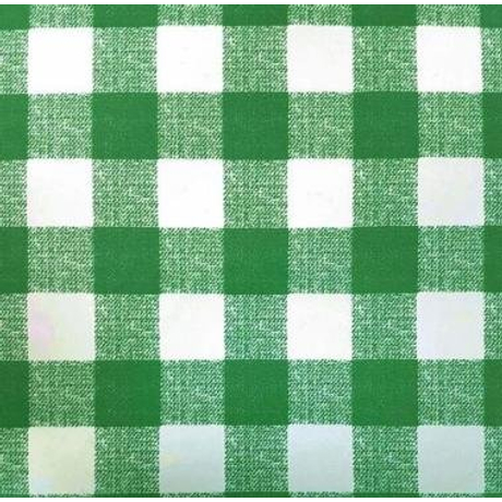 Zöld szövetkocka mintás öntapadós tapéta dekoráláshoz
