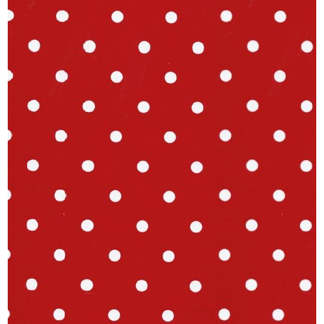 Piros pöttyös  mintás öntapadós tapéta dekoráláshoz