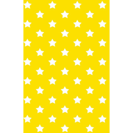 Sárga csillag mintás öntapadós tapéta dekoráláshoz