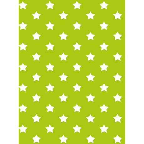 Zöld csillag mintás öntapadós tapéta dekoráláshoz